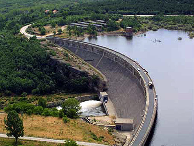 El embalse de la Cuerda del Pozo.