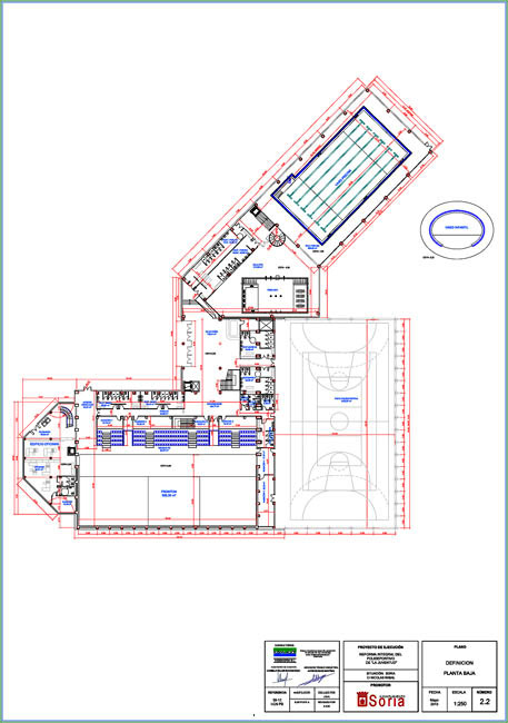 Plano de las instalaciones.