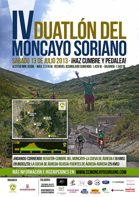 Cartel del duatlón