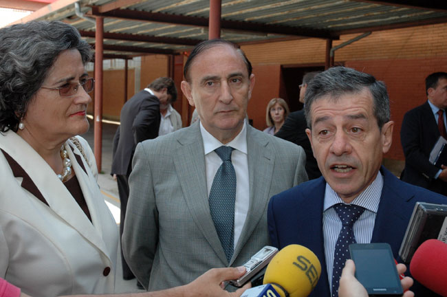 Mª Rosario Heras, Ángel de Miguel, Ángel de los Ríos