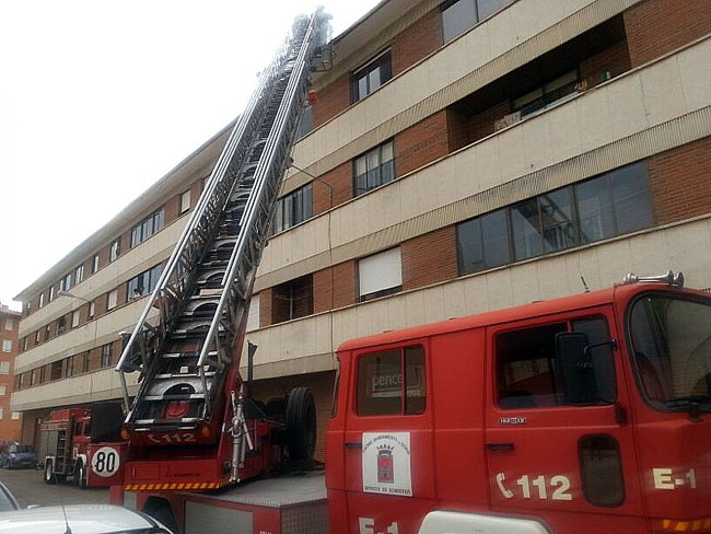 Una de las salidas de los bomberos.