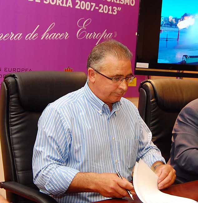 El alcalde, Fidel Soria.