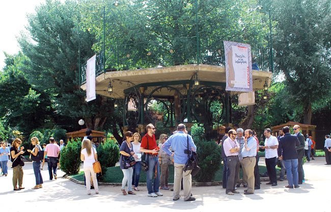 Expectación en la apertura de la feria.