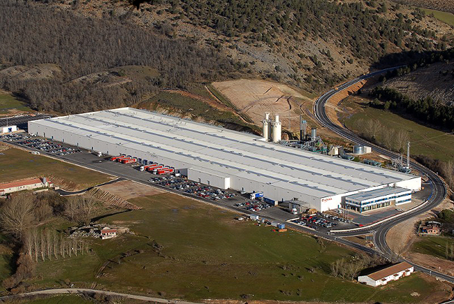 Imagen aérea de la planta de Puertas Norma