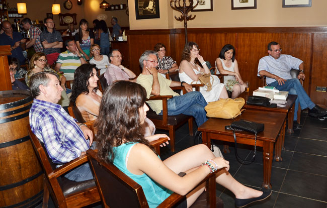 Asistentes al encuentro literario