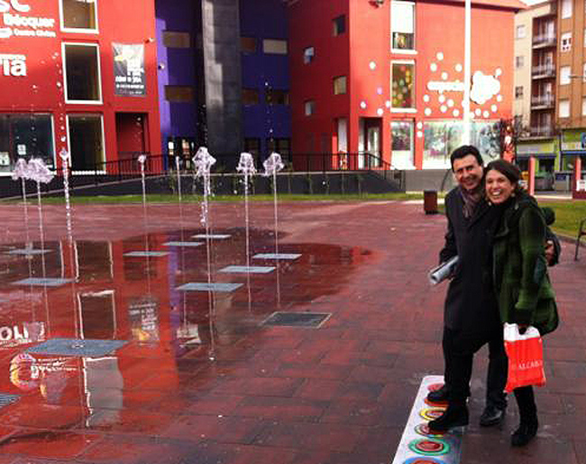 Félix Lavilla y Beatriz Talegón en 2011.