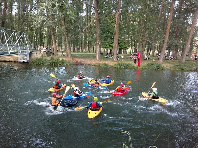 Miembros del Celtykayak Soria.