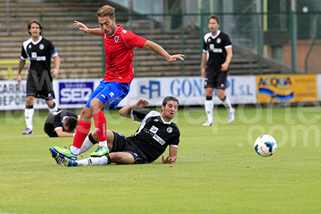 Palanca en un lance del partido.