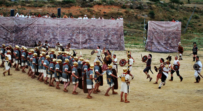 Una de las escenas de la obra.