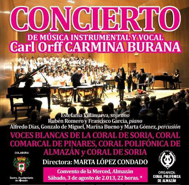 Cartel del concierto.