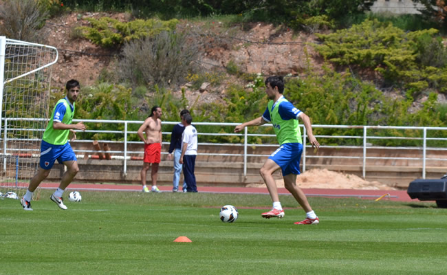 Pedro Martín en un entrenamiento pasado