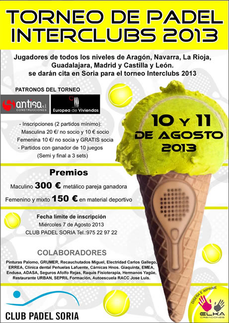Cartel del torneo