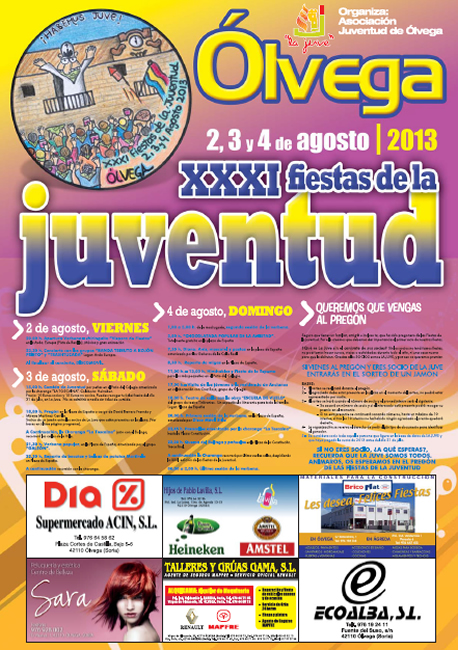Cartel Fiestas de La Juve