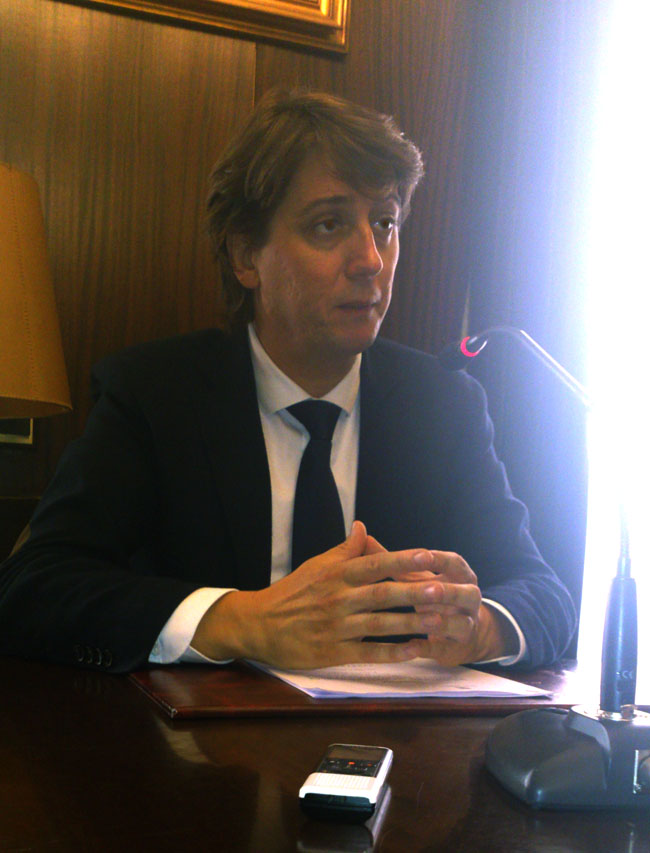 El alcalde este viernes.