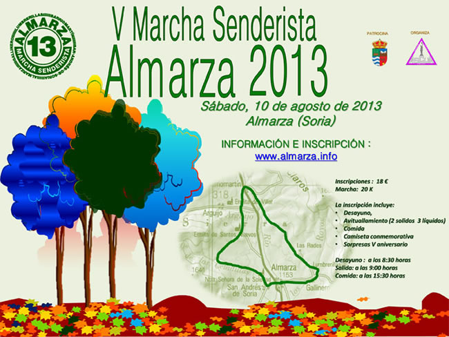 Cartel de la marcha senderista