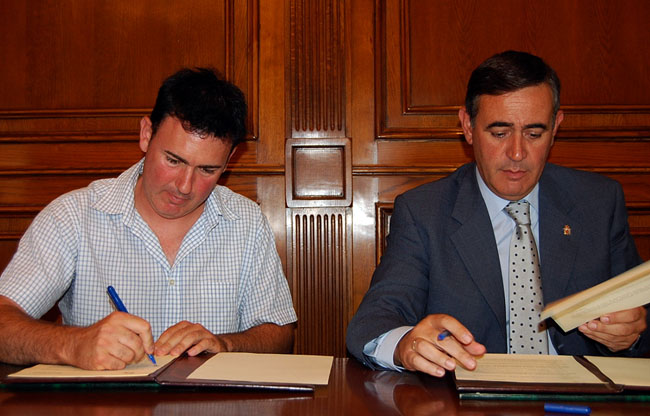 Pinilla (izda.) y Pardo.