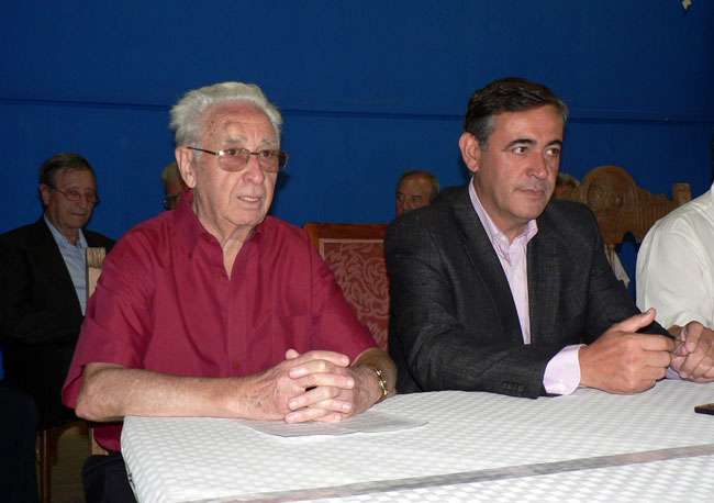 Luis Heras con Antonio Pardo