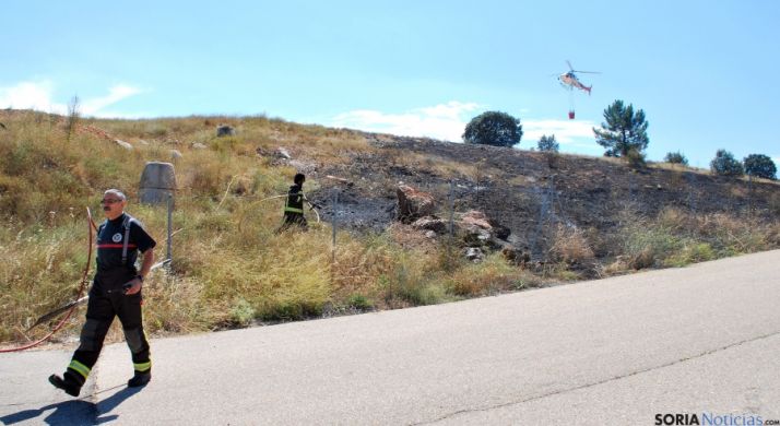 Fuego en Los Pajaritos