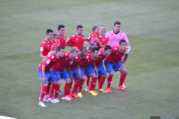 Once del Numancia ante el Zaragoza/SN