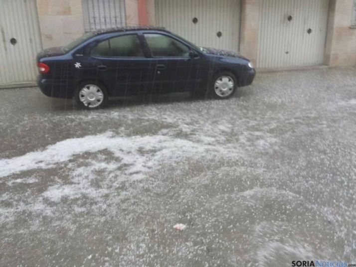 Granizada en Covaleda: el verano va quedando atrás