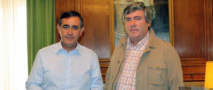 Navaleno busca apoyos en la Diputación para obrar en la antigua residencia de la 3ª edad