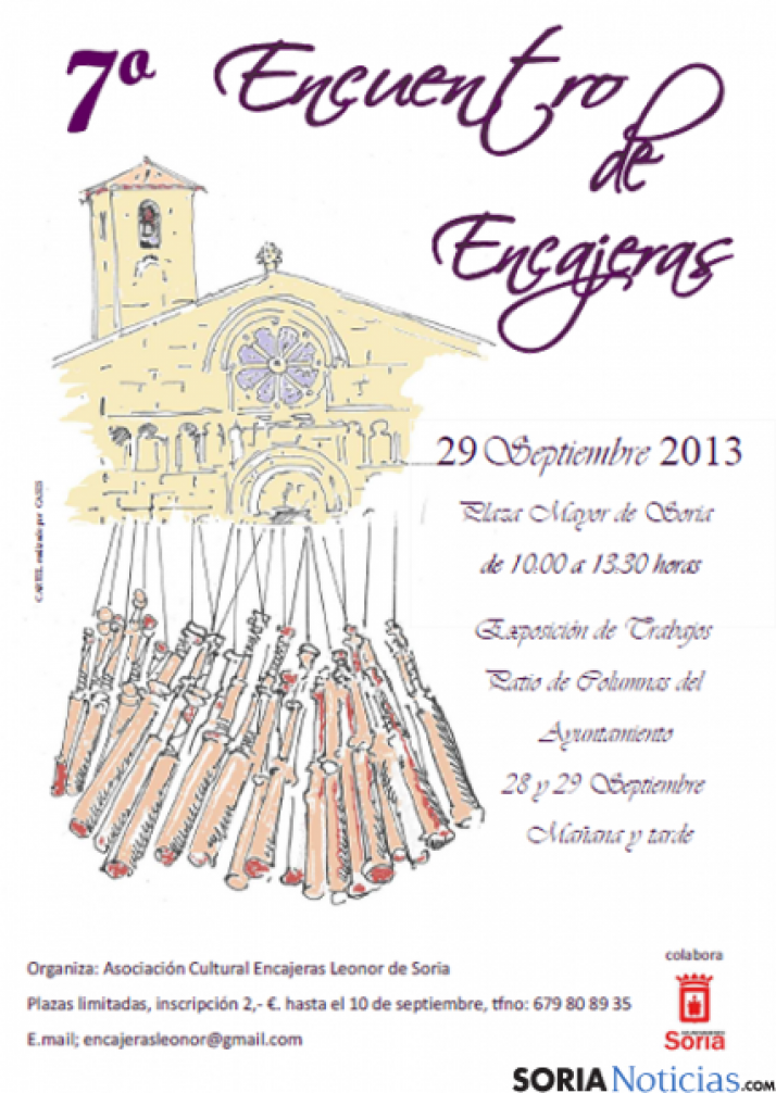 Cartel del encuentro de encajeras