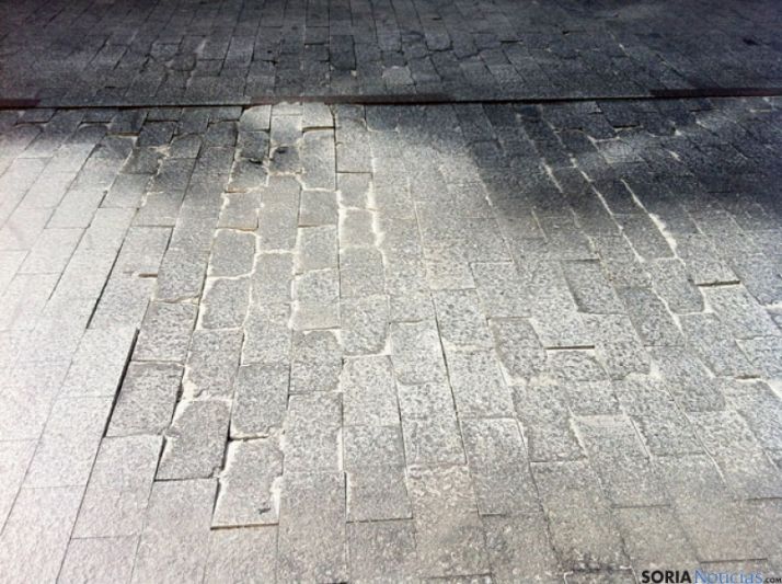 San Juan de Rabanera. Pavimentación