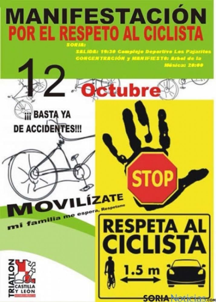 Cartel manifestación