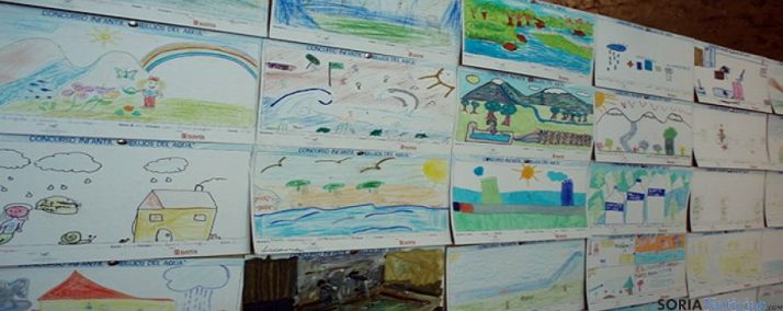 Algunos de los trabajos presentados.