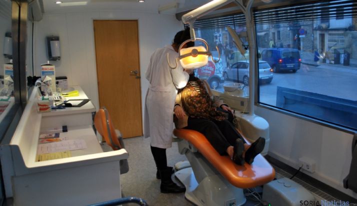 El Dentibús ha llegado este lunes a Soria.