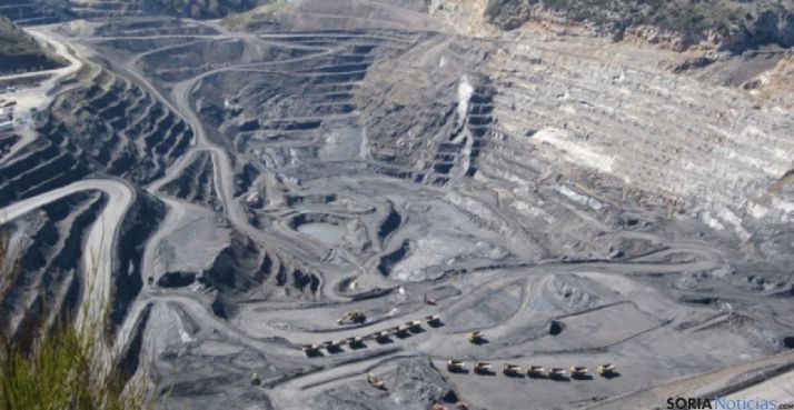 Imagen de la explotación minera donde se ha producido el fatal accidente.