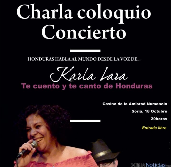 La cantante hondureña Karla Lara.