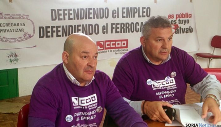 Juan Carlos Cáceres (dcha.) y Luis Gangoso.