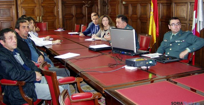 Reunión con organizaciones agrarias para explicar el nuevo servicio.