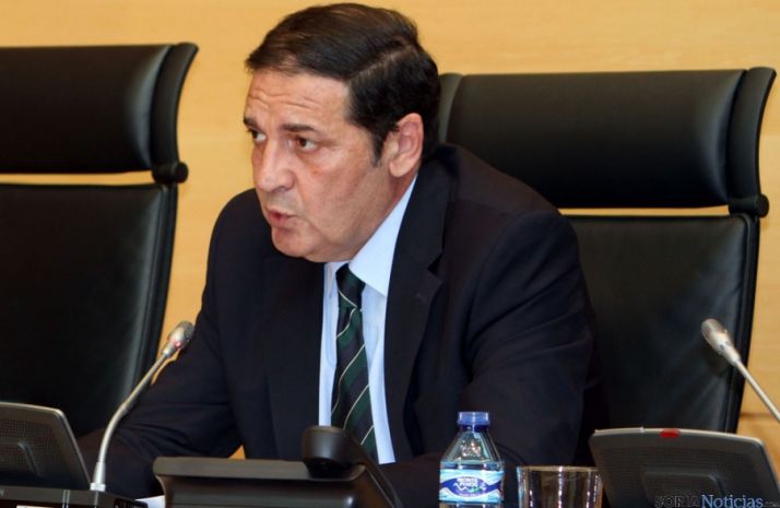 El consejero, Antonio María Sáez Aguado.