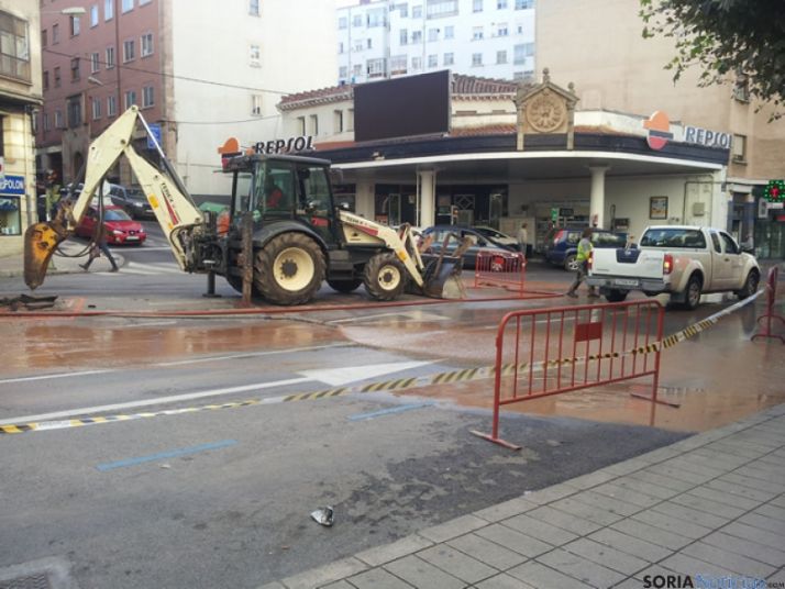 Avería en el centro de Soria
