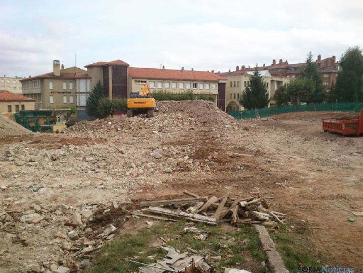 Demolición de la barriada del Castilla