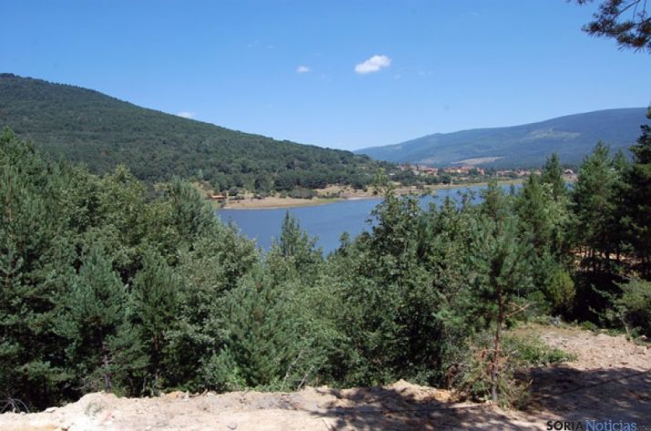 Vista del pantano desde la Fuente El Salobral