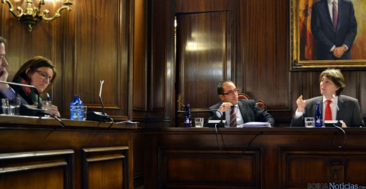 Un momento del pleno de este viernes.