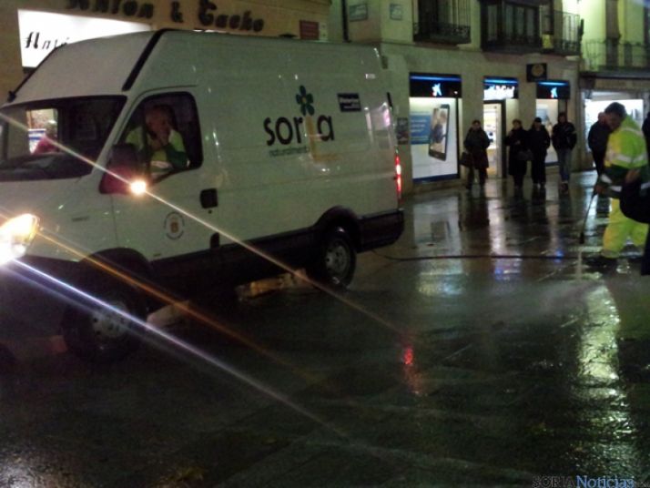 Limpieza de las pintadas