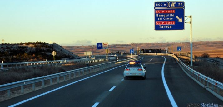 Imagen del recién inaugurado tramo de la A-15