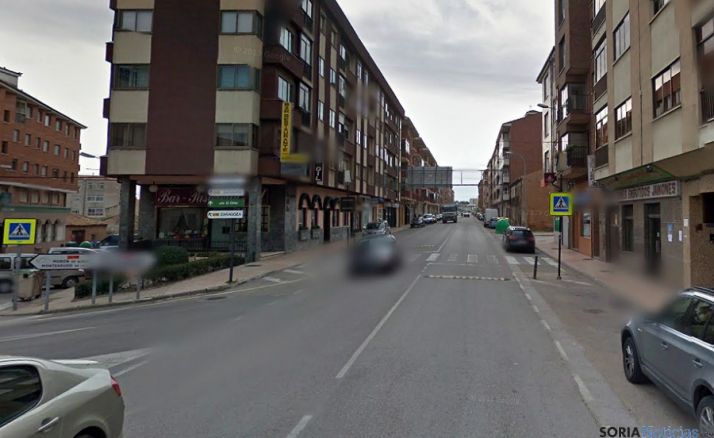 Avenida Salazar y Torres, donde ha ocurrido el accidente.