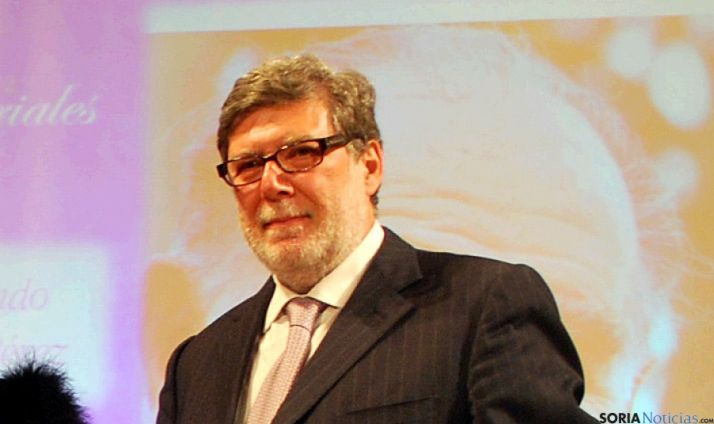 Santiago Aparicio en los últimos premios de FOES.