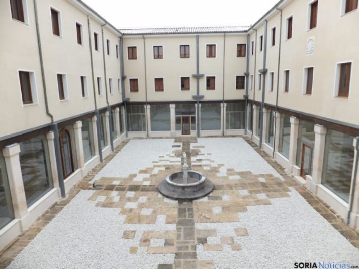 Bendecidas las obras de rehabilitación del claustro del Seminario diocesano
