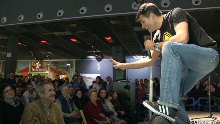 Larrodera, en su actuación en Camaretas.