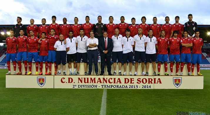 Plantilla del CD Numancia de Fútbol.