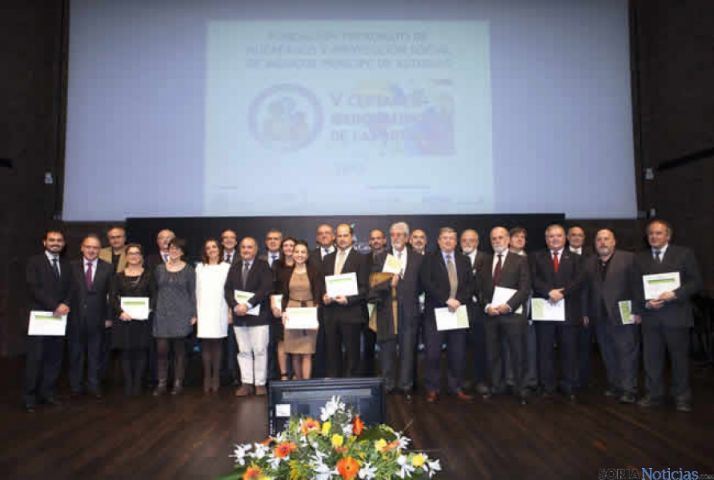 Foto de los galardonados