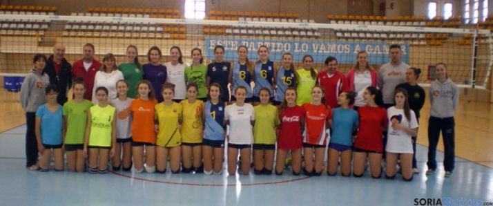 Deportistas participantes en las jornadas