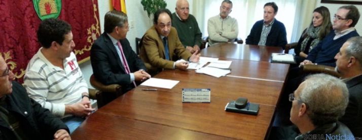 Reunión de López con los alcaldes del Moncayo