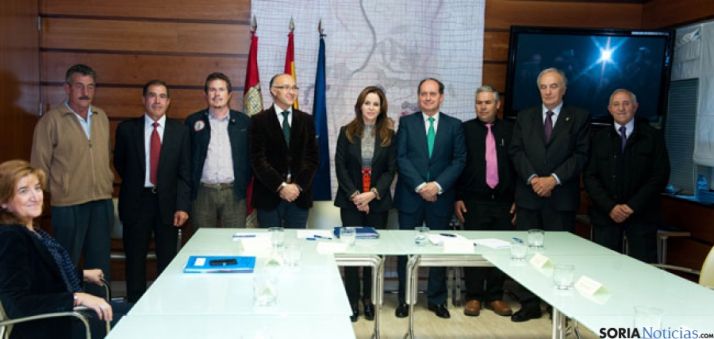 Firmantes de los convenios de regadío